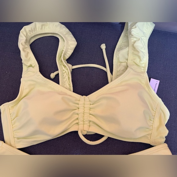 Small Neon Green Two Piece Bathing Suit NWT - Picture 3 of 7